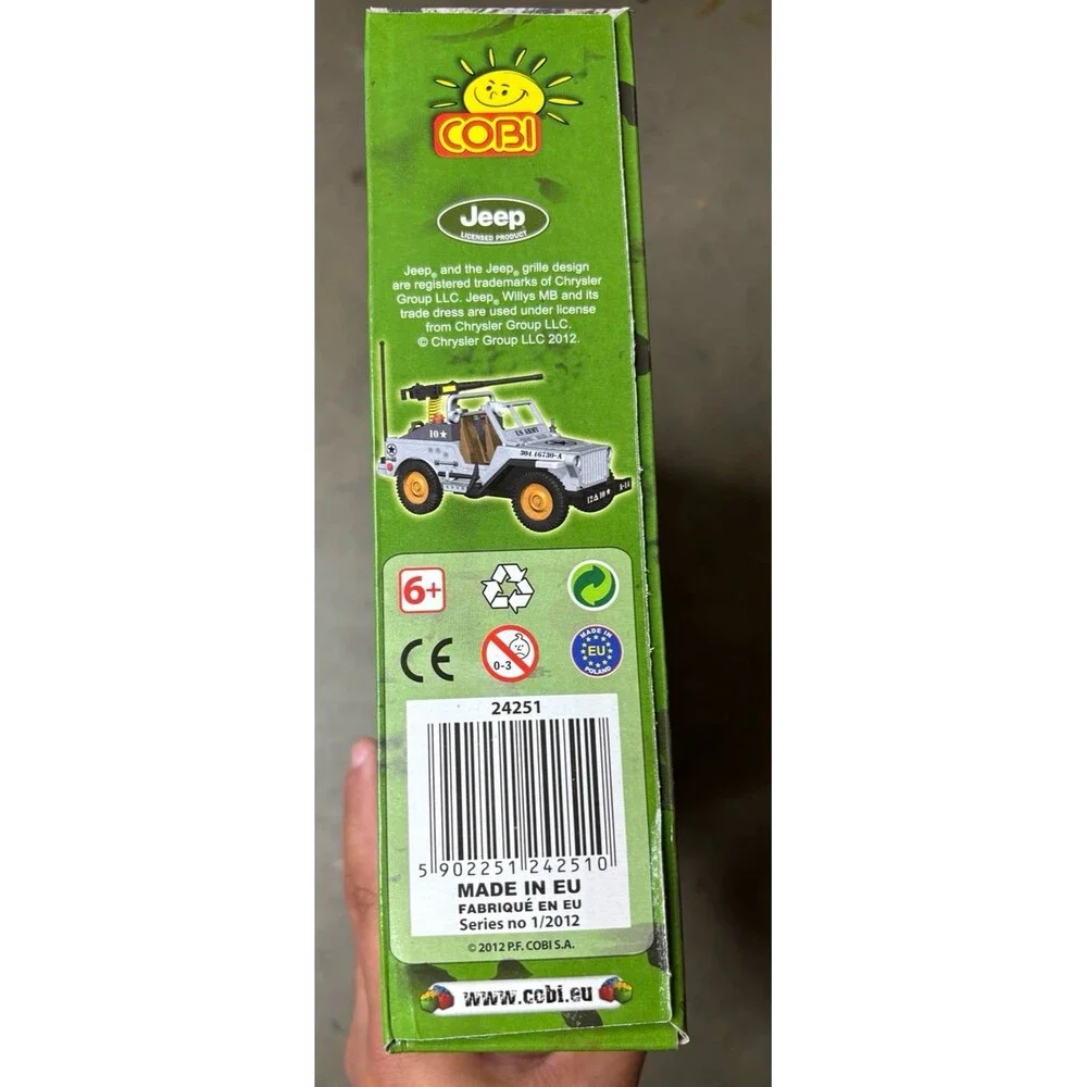 Brand New Sealed Cobi Jeep 24251 Willy MD Coast Patrol Building Set 2012